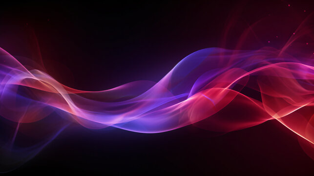 red and purple energy wave concept art, background or wallpaper, waves and spiral abstract art