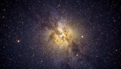 Obraz premium Glowing star trail in deep space, illuminated by supernova explosion generated by AI