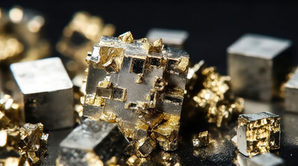 Pyrite Natural Colors , Background For Banner, HD