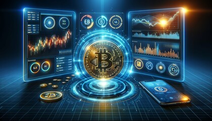 Bitcoin spot ETF digital wallet and custody concept