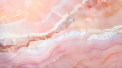 Naklejka premium Pink marble background, generative AI