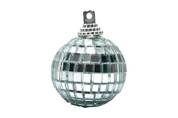 Mirror Ball PNG – isolated disco party ornament