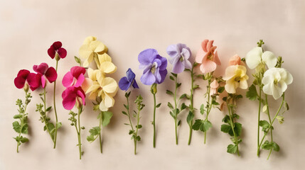 Pea Flower Natural Colors , Background For Banner, HD