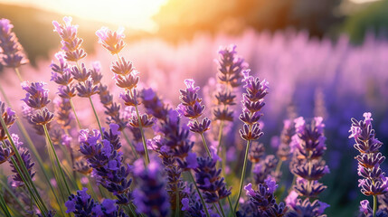Obraz premium Lavender Natural Colors , Background For Banner, HD