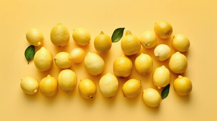 Fototapeta premium Lemon Natural Colors , Background For Banner, HD