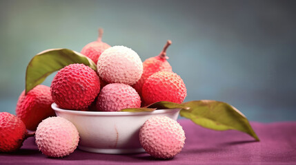 Lychee  Natural Colors , Background For Banner, HD