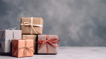 Gift Box  Natural Colors , Background For Banner, HD