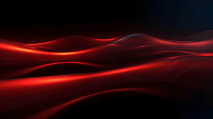 Red neon light tail lines