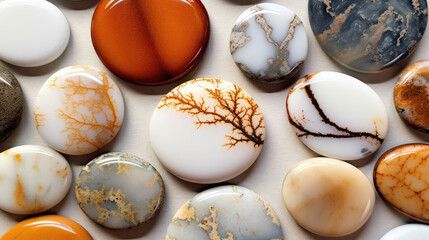 Dendritic Agate Natural Colors , Background For Banner, HD - obrazy, fototapety, plakaty