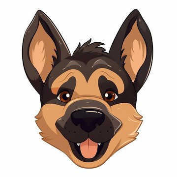 recommend clip art: German Shepard Clipart Face, Cutout