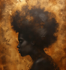Cultura Viva: Ilustrando a Riqueza da Identidade Afro, Dia da Consciência Negra, IA Generativa - obrazy, fototapety, plakaty