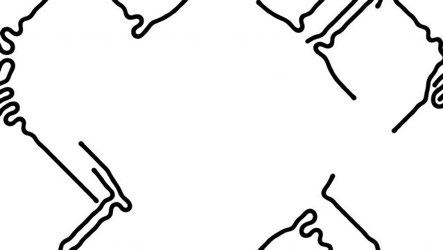 Reaction diffusion organic growing pattern. Cell division science background.
