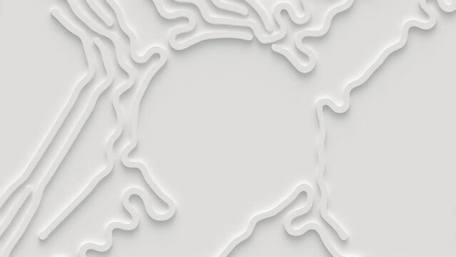 Reaction diffusion organic growing pattern. Cell division science background. Copy space