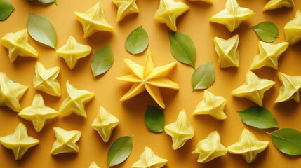 Carambola Natural Colors Minimalist Bright, Background For Banner, HD