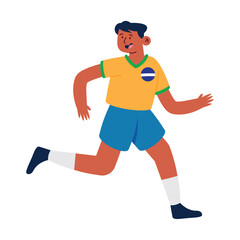 Obraz premium brazil soccer player