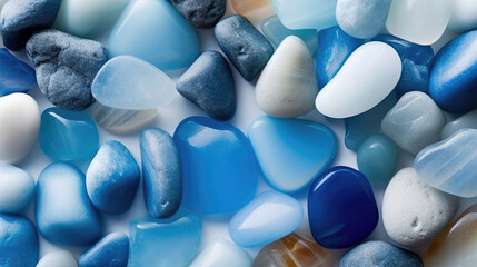 Blue Chalcedony Natural Colors Minimalist, Background For Banner, HD