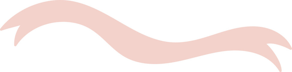 Curved Ribbon Decoration