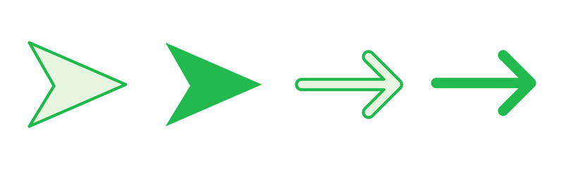 Arrow icon set. Arrow symbol. Arrow sign for your web design.
