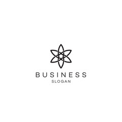 Science bio lab  premium business solution abstract Logo Icon design vector modern minimal style illustration emblem sign symbol logotype 