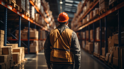 Industrial engineer, hard hat, factory inspection.