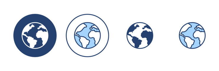 World map vector. Worldmap sign and symbol. Globe icon