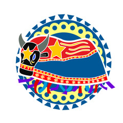 Bumba meu boi ilustração, Maranhão, São Luís	
