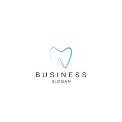 Dental teeth orthopedic dentistry clinic hospital health medical premium business solution Abstract Logo Icon design vector modern minimal style illustration emblem sign symbol logotype