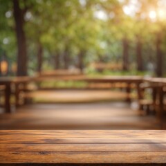 wooden bridge in the park