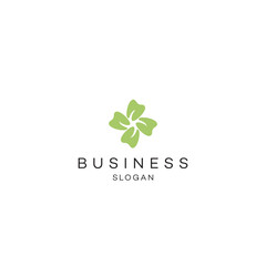 Fototapeta premium Dental clinic premium business solution Abstract Logo Icon design vector modern minimal style illustration emblem sign symbol logotype