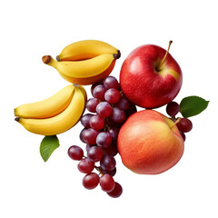 Fruit on transparent background