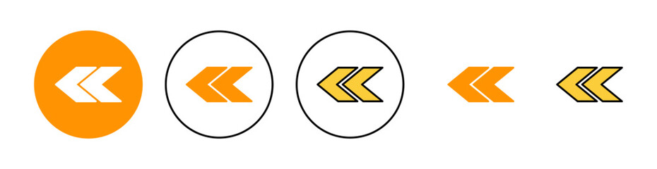 Arrow icon set for web and mobile app. Arrow sign and symbol for web design.