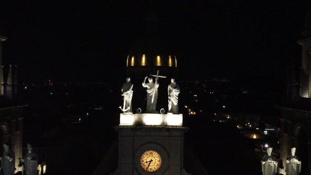 church in the night
