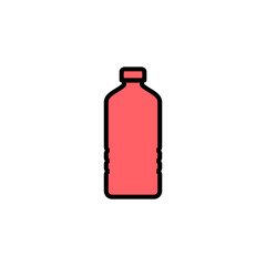 Bottle icon set illustration. bottle sign and symbol