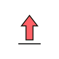 Fototapeta premium Upload icon set illustration. load data sign and symbol
