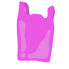 Used plastic bags. Transparent bag hypermarket shop, disposable colorful wrapping empty plastic-bag supermarket packet recycle garbage rubbish color pack neat vector.