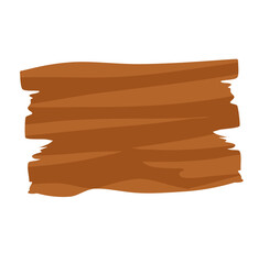 cartoon wood board vector illustration 
