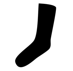 socks black icon vector 