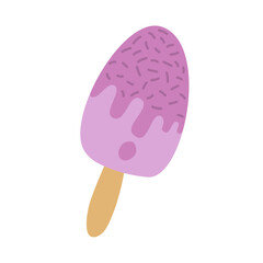 Ice Cream Cute Hand Drawn Sweet Vector Illustration 