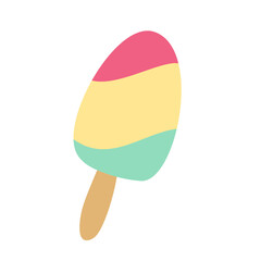 Ice Cream Cute Hand Drawn Sweet Vector Illustration 