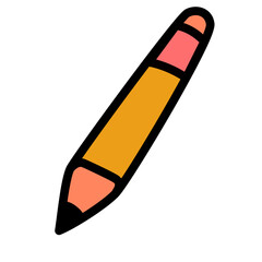 Pencil Doodle Vector Illustration 