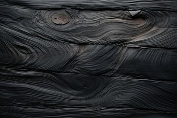 Rough textured uneven surface of burnt wood. Background with copy space