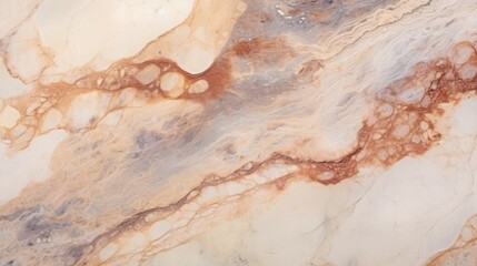 Beige Marble with Galaxy Horizontal Background. Abstract stone texture backdrop. Bright natural material Surface. AI Generated Photorealistic Illustration.