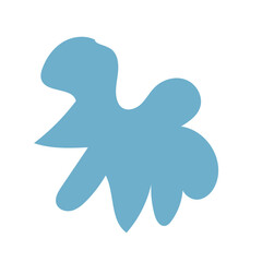 Winter Color abstract shapes vector 