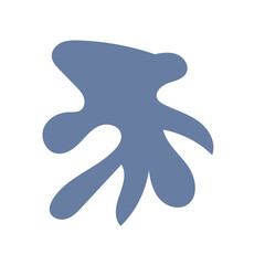 Winter Color abstract shapes vector 