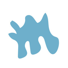 Winter Color abstract shapes vector 