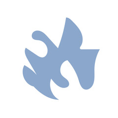 Winter Color abstract shapes vector 