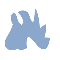 Winter Color abstract shapes vector 