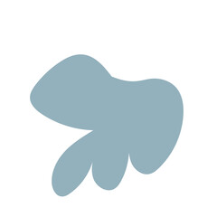 Winter Color abstract shapes vector 