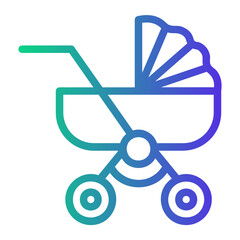 bassinet stroller icon