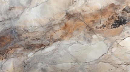 Beige Marble with Grey Glass Horizontal Background. Abstract stone texture backdrop. Bright natural material Surface. AI Generated Photorealistic Illustration.